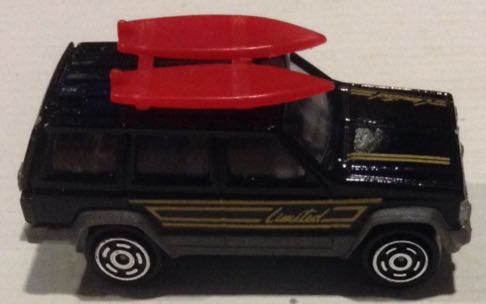 Jeep Cherokee Limited Negra Sorfista - Majorette toy car collectible - Main Image 1