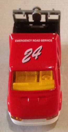 Ford Transit Van Rojo Grua 24 Horas - Majorette toy car collectible - Main Image 2