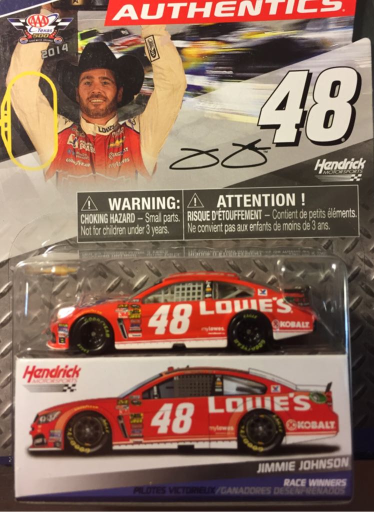Jimmie Johnson Chevrolet Impala - Race Winners toy car collectible - Main Image 1