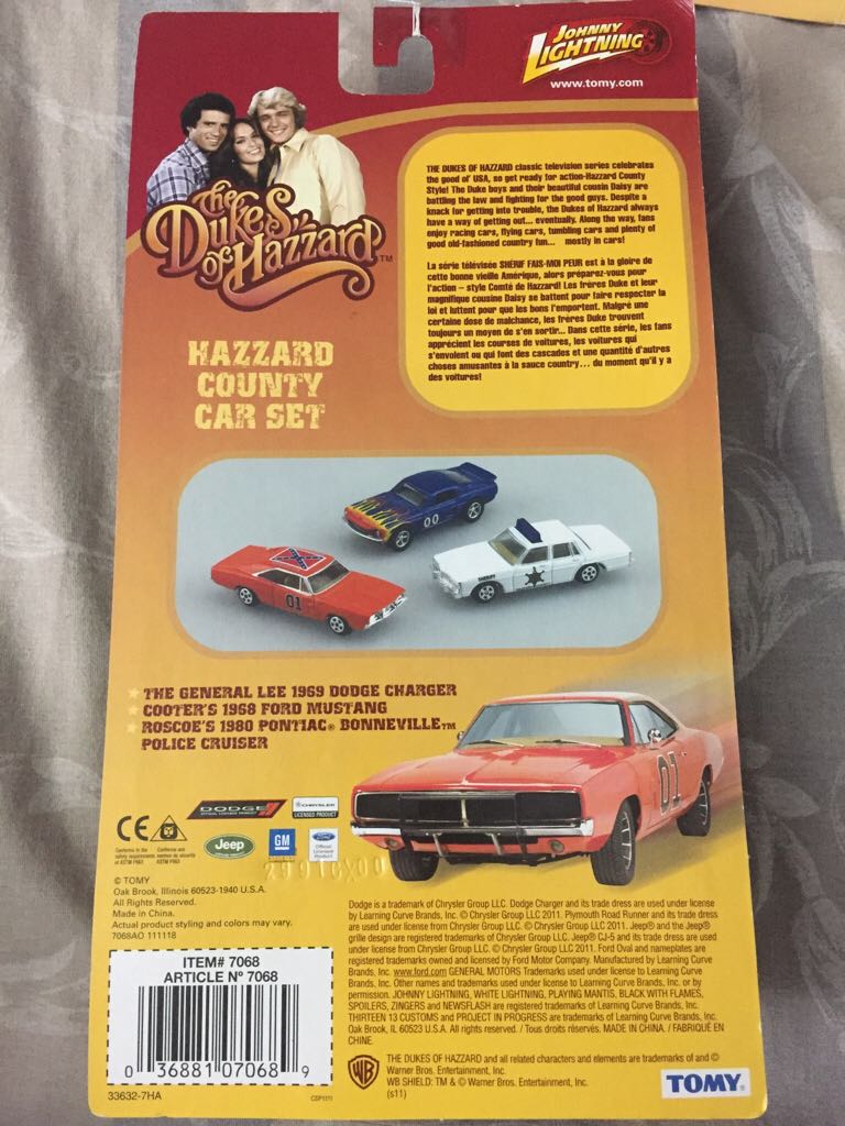 Dukes Of Hazzard, The - Hazzard County Car Set toy car collectible - Main Image 2