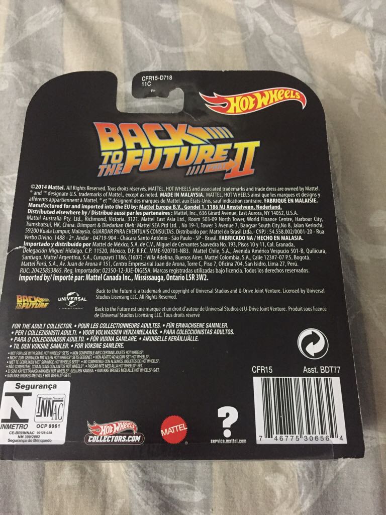 Time Machine Hover Mode - Back To The Future- Part 2 toy car collectible - Main Image 2