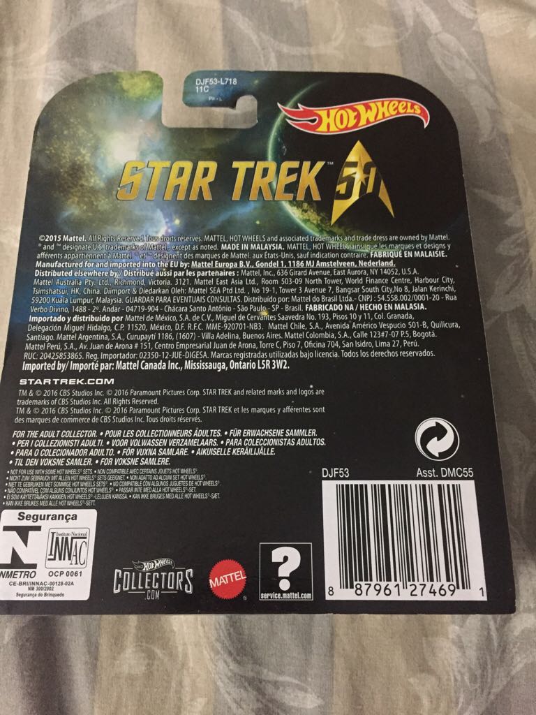 U.S.S Enterprise NCC-1701 - Star Trek toy car collectible - Main Image 2