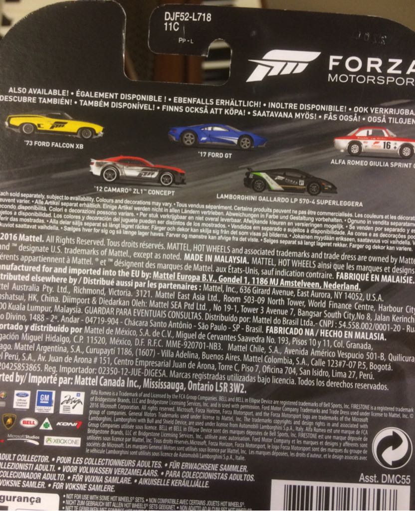 12 Camaro ZL1 Concept - 2016 HW Entertainment toy car collectible - Main Image 2