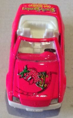 Mercedes 500 SL Rosa Convertible  Fresa - Majorette toy car collectible - Main Image 2