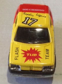 Peugeot 205 GTI Amarillo y Naranja 17 - Majorette toy car collectible - Main Image 2