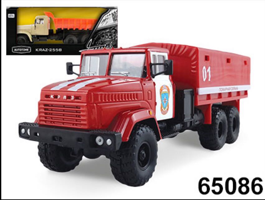 КРАЗ-6322, Пожарная охрана - Autotime toy car collectible - Main Image 1