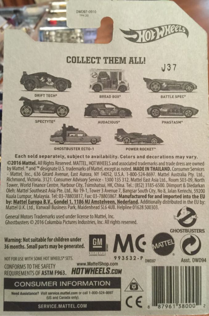 Battle Spec - Ghostbusters toy car collectible - Main Image 2