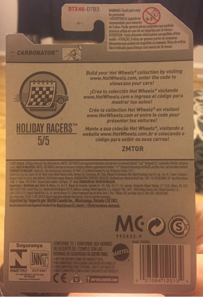 Carbonator - Holiday Racers toy car collectible - Main Image 2