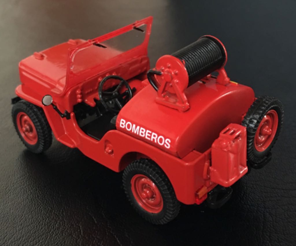 Jeep Willys De Bomberos  toy car collectible - Main Image 2