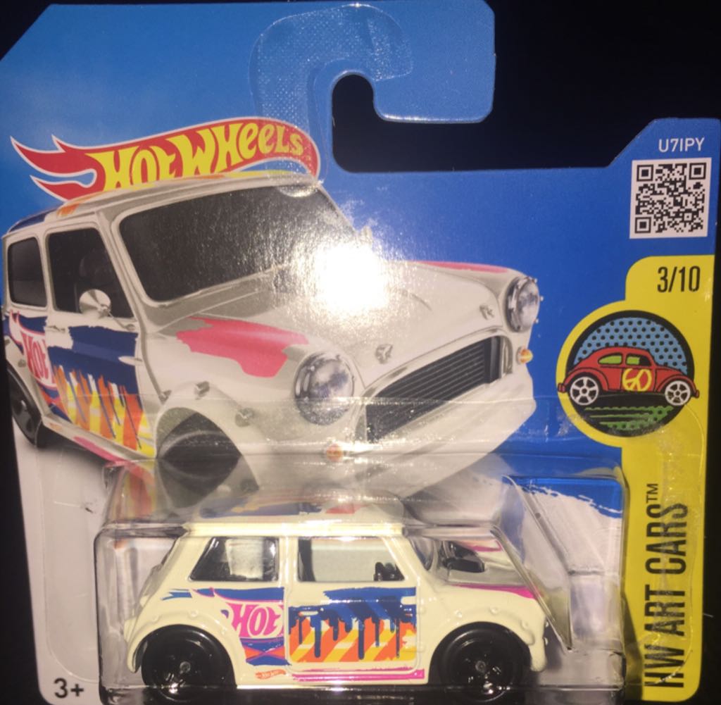 Austin Mini Morris - Hot Wheels toy car collectible - Main Image 1