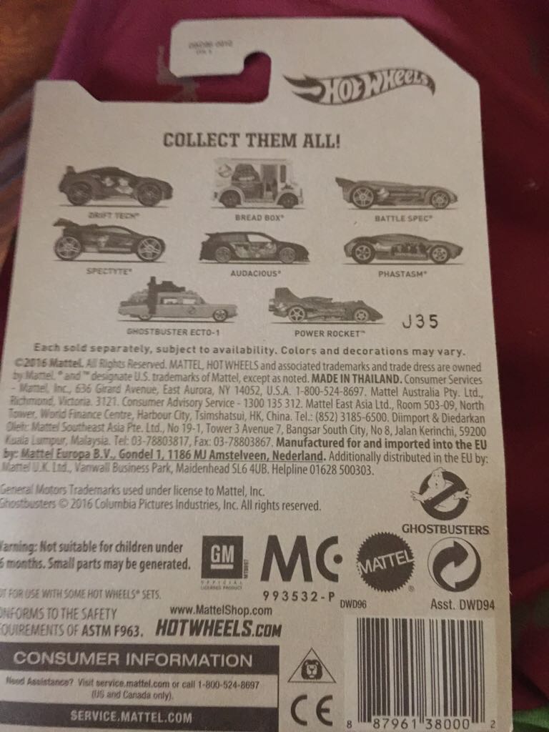 Bread Box - 2016 HW Ghostbusters toy car collectible - Main Image 2