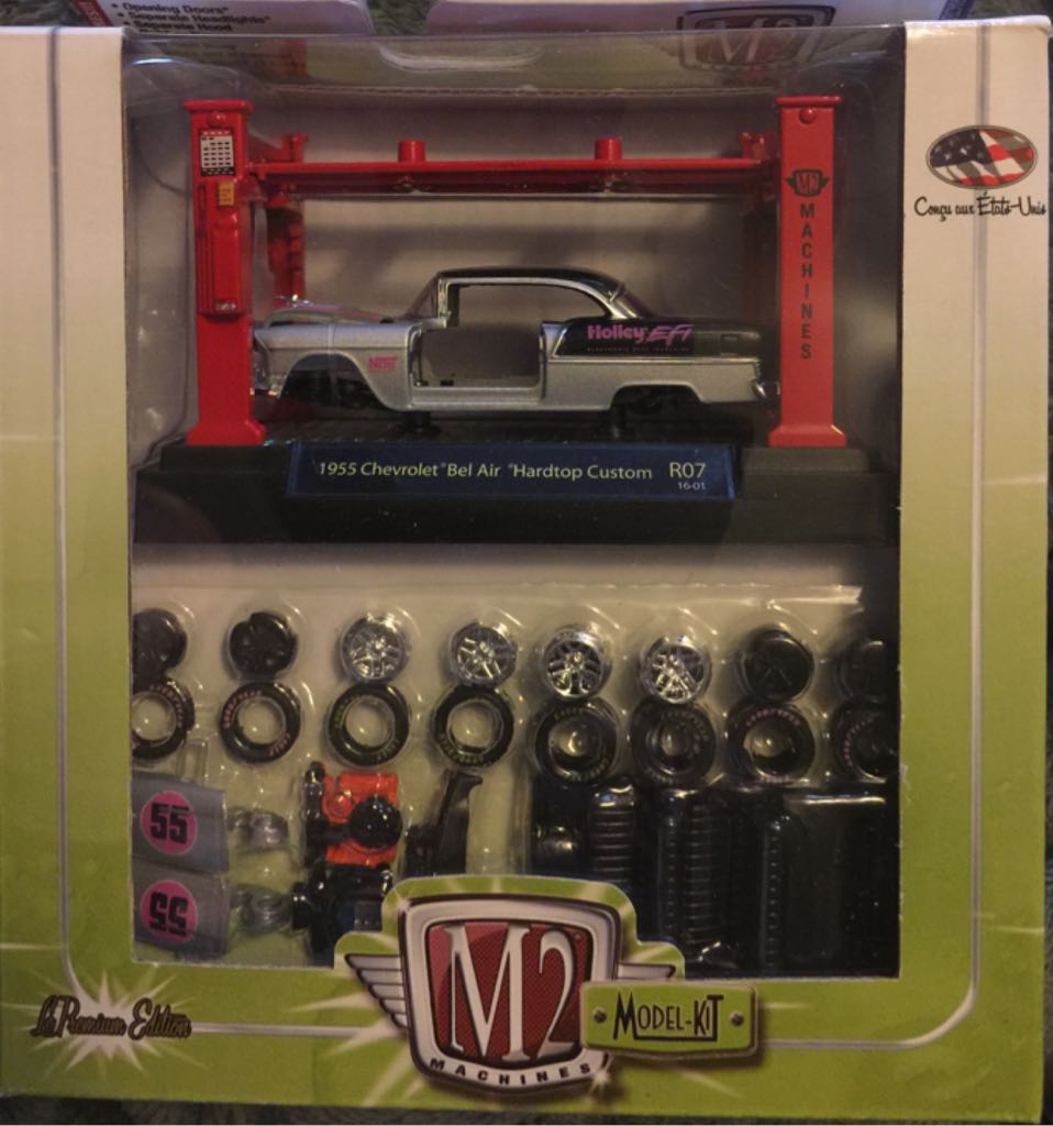 M2 1955 Chevrolet Bel Air Hardtop Custom - M2 toy car collectible - Main Image 1