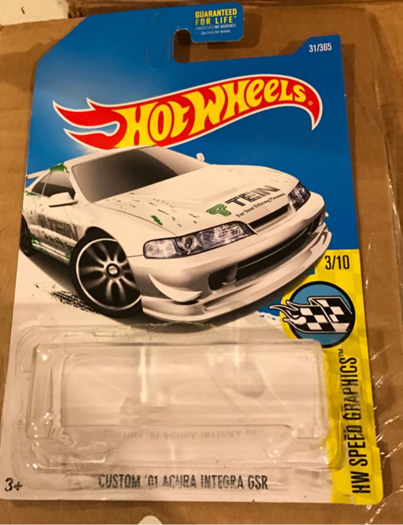 Acura Integrs GSR ’01 Custom - ’17 HW Speed Graphics toy car collectible - Main Image 2