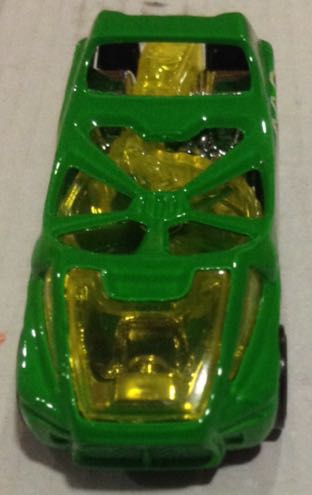Carro Con Silbato Verde y Amarillo - Hot Wheels toy car collectible - Main Image 2