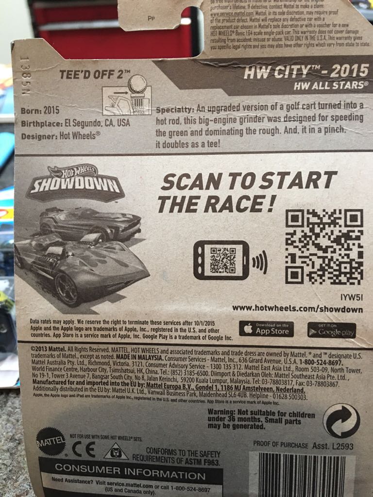 Tee’d Off  toy car collectible - Main Image 2