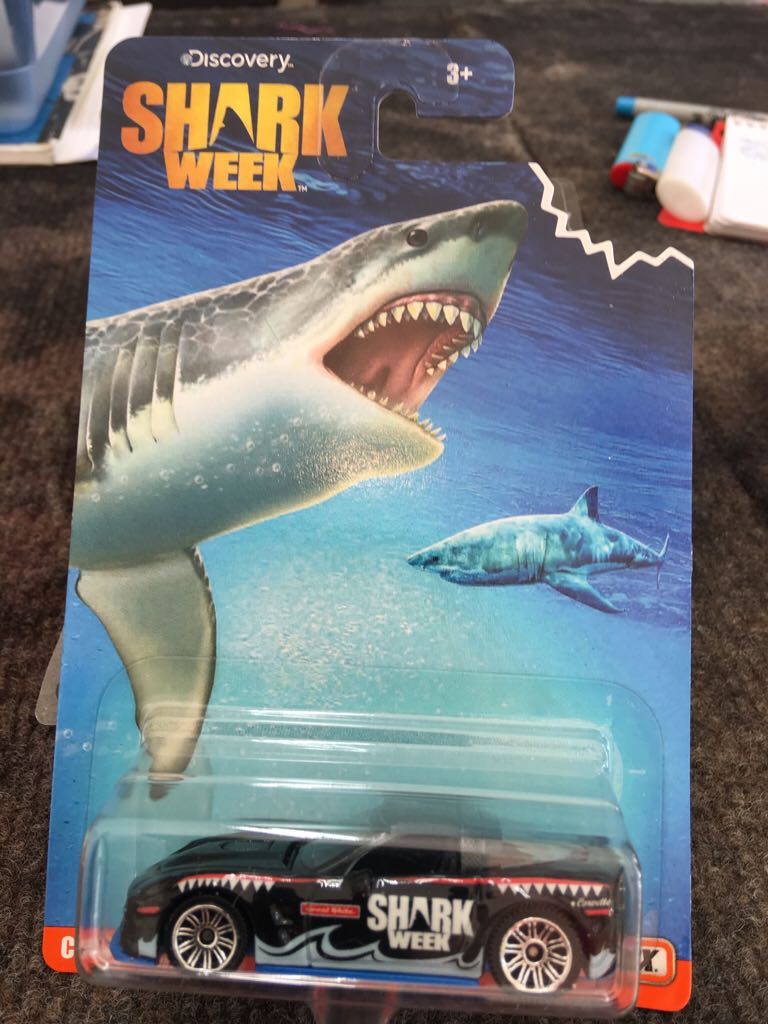 Chevy Corvette Zr1 - Shark Week toy car collectible - Main Image 1