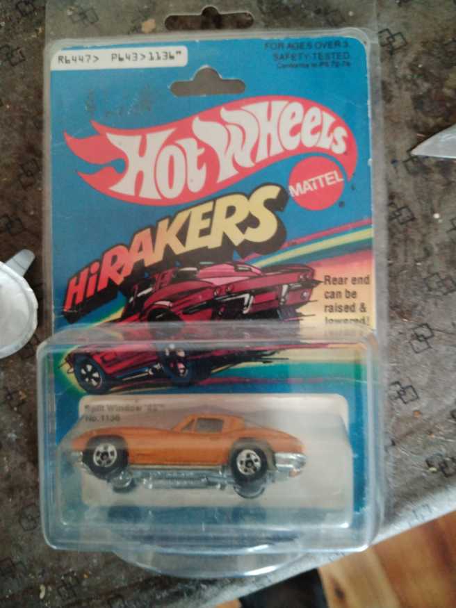 Black Wall Hi rakers 63 Split Window Corvette - High Rakers toy car collectible - Main Image 3