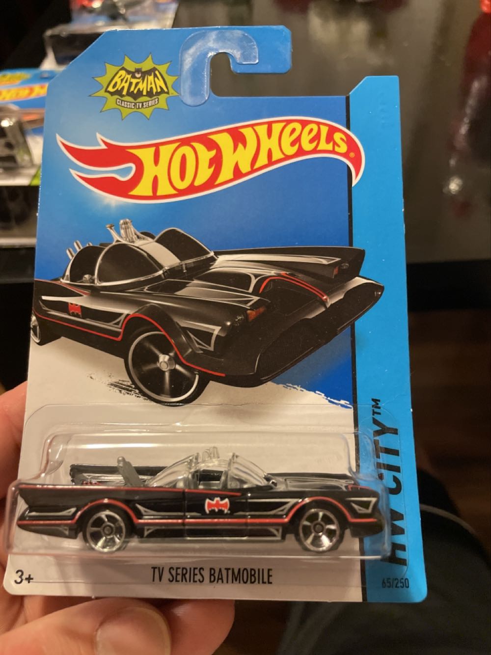 TV Series Batmobile - HW City toy car collectible - Main Image 1