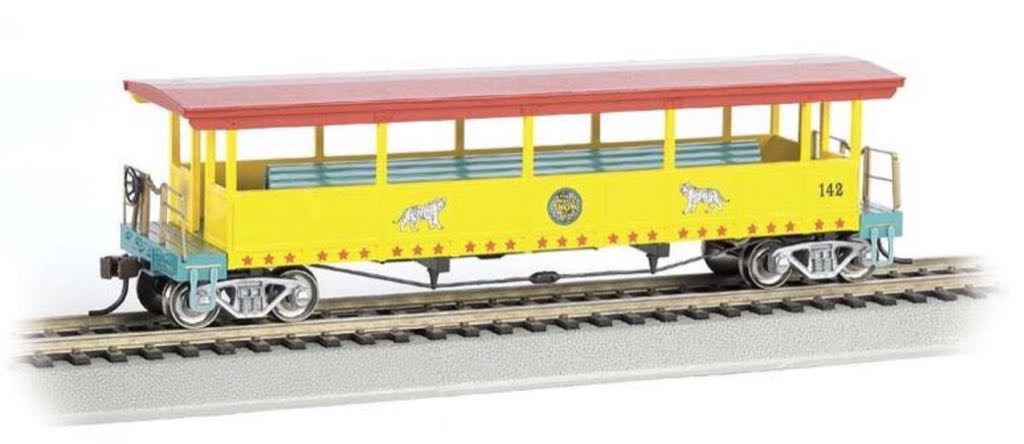 Bachmann Open Sided Excursion Car - Ringling Bros - Bachmann USA model trains collectible [Barcode 022899166025] - Main Image 1