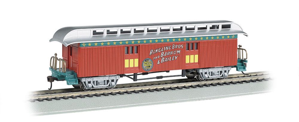 Ringling Bros. Old Time Baggage Car - Bachmann model trains collectible [Barcode 022899166100] - Main Image 1