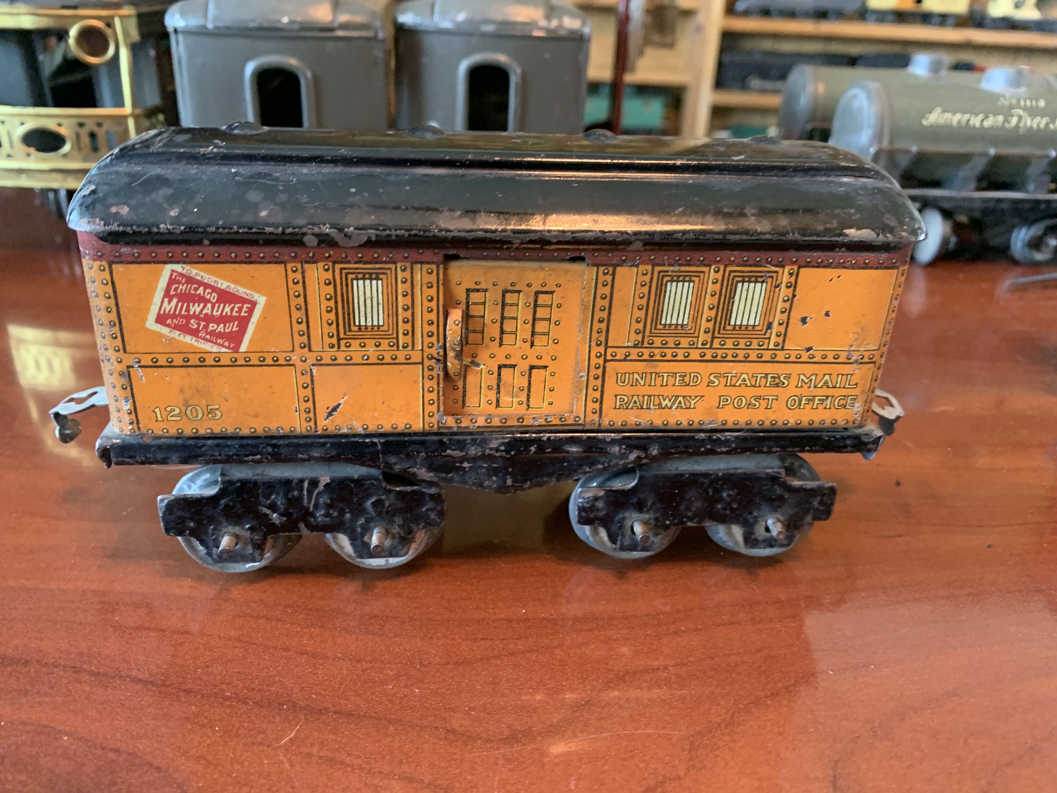 American Flyer 1205 USPO Car - American Flyer model trains collectible - Main Image 2