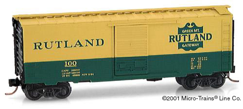 Rutland Railroad  |  RUT - Micro Trains Line Co. model trains collectible - Main Image 4