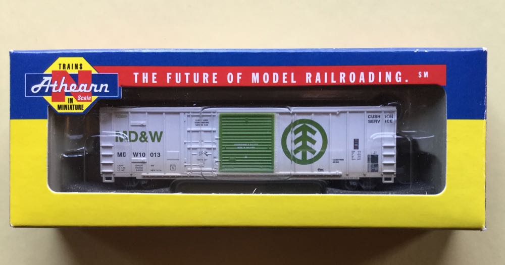 Minnesota, Dakota and Western Railway  |  MDW  |  WEATHERED - Athearn  |  Yellow Box model trains collectible [Barcode 797534112278] - Main Image 2