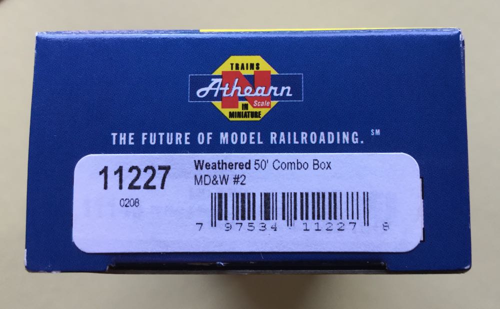 Minnesota, Dakota and Western Railway  |  MDW  |  WEATHERED - Athearn  |  Yellow Box model trains collectible [Barcode 797534112278] - Main Image 3