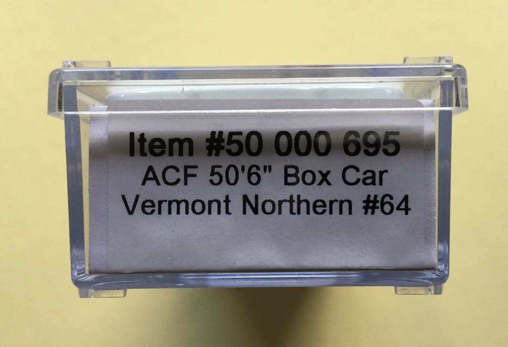 Vermont Northern Railroad  |  VNOR - Atlas Model Railroad Co., Inc.  |  Master Line (Black Box) model trains collectible [Barcode 843375032623] - Main Image 3