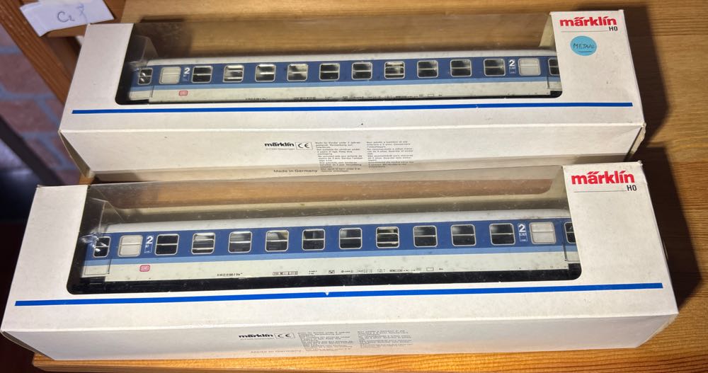Marklin H0 11853 Stg Blue 1. 1960  model trains collectible [Barcode 4001883040325] - Main Image 4