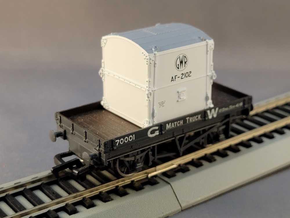 Mainline 37401 Match Wagon GWR with GWR AF Container - Mainline model trains collectible - Main Image 1