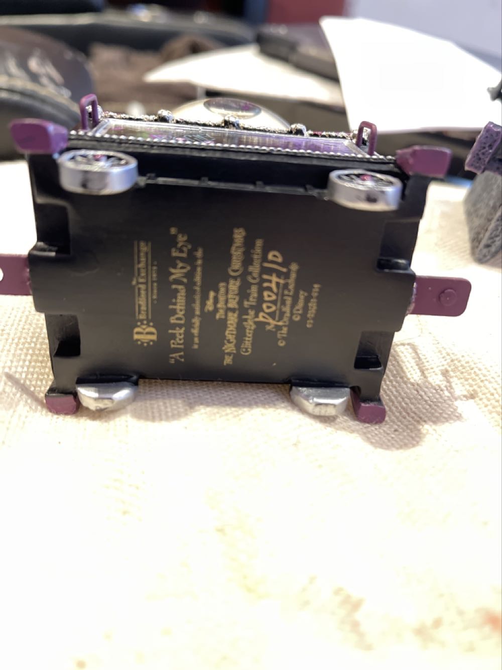 A Peek Behind My Eye - Bradford Exchange model trains collectible - Main Image 2