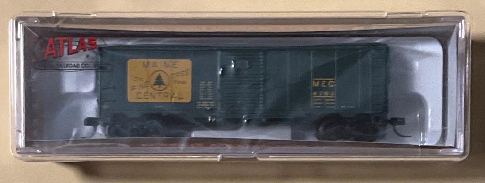 Maine Central Railroad  |  MEC - Atlas Model Railroad Co., Inc.  |  Master Line (Black Box) model trains collectible [Barcode 840245206252] - Main Image 2