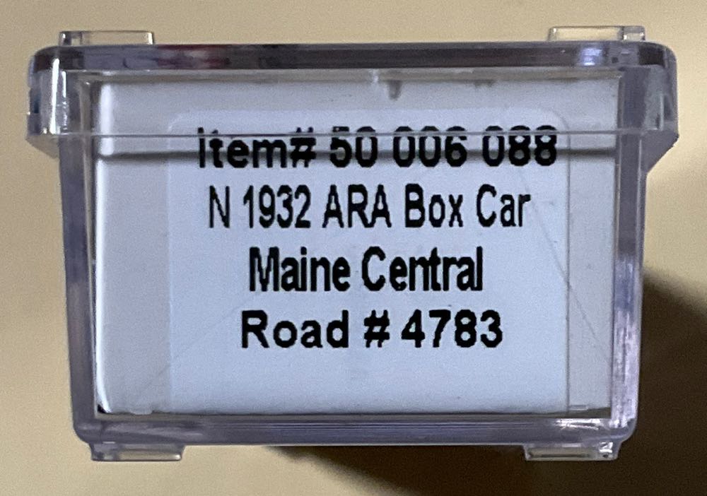 Maine Central Railroad  |  MEC - Atlas Model Railroad Co., Inc.  |  Master Line (Black Box) model trains collectible [Barcode 840245206252] - Main Image 3
