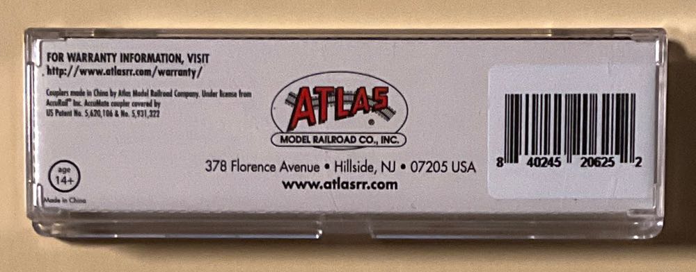 Maine Central Railroad  |  MEC - Atlas Model Railroad Co., Inc.  |  Master Line (Black Box) model trains collectible [Barcode 840245206252] - Main Image 4