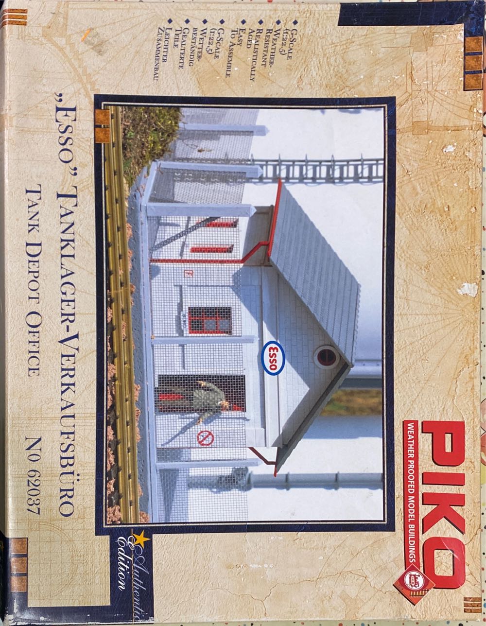 Piko 62037 G Scale Kit Tank Depot Office  model trains collectible [Barcode 4015615620372] - Main Image 2