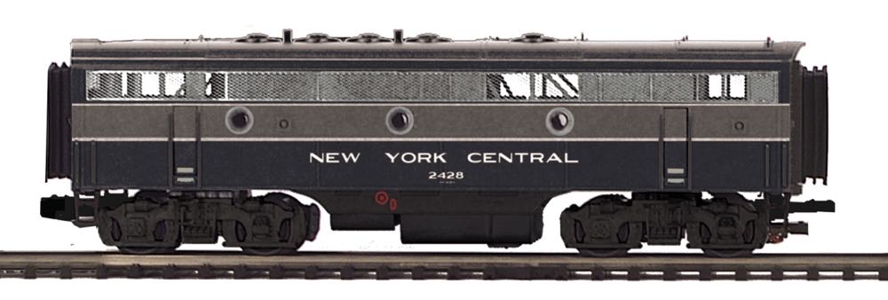 New York Central (#2428) F-7 B-Unit Diesel (Non-Powered) (Hi-Rail Wheels) - MTH Electric Trains model trains collectible [Barcode 658081426396] - Main Image 2