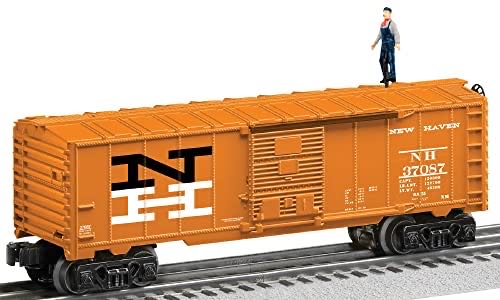 New Haven Lionel 37087 Walking Brakeman Boxcar 6-37087 - Lionel model trains collectible [Barcode 023922370877] - Main Image 1