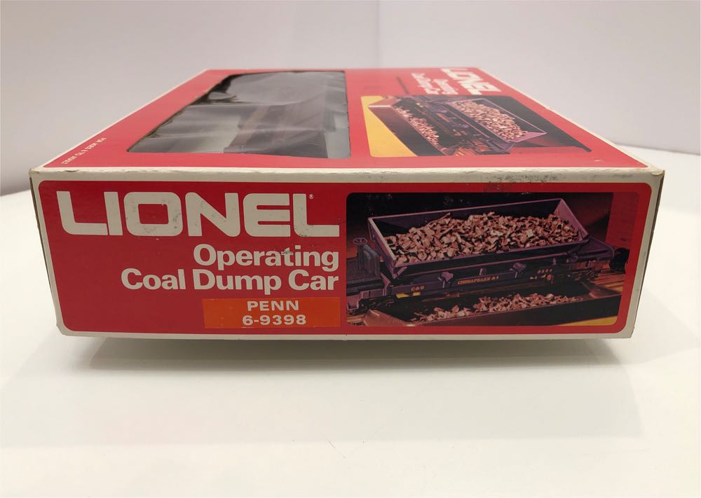 Pennsylvania Lionel 9398 Operating Coal Dump Car 6-9398 - Lionel model trains collectible - Main Image 3