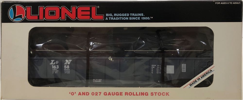 L&N Lionel 16358 Gondola with Coil Covers 6-16358 - Lionel model trains collectible [Barcode 023922163585] - Main Image 2