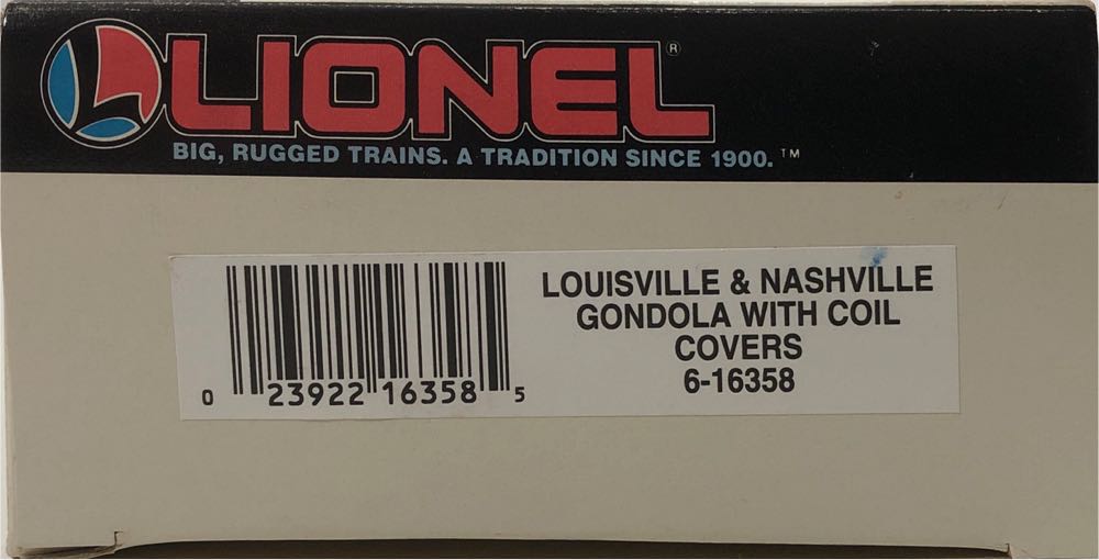 L&N Lionel 16358 Gondola with Coil Covers 6-16358 - Lionel model trains collectible [Barcode 023922163585] - Main Image 3