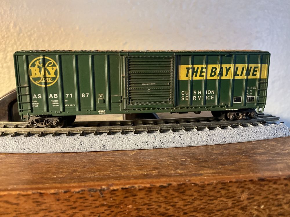 Bay Line | 50’ Box Car - Fox Valley Models model trains collectible - Main Image 1