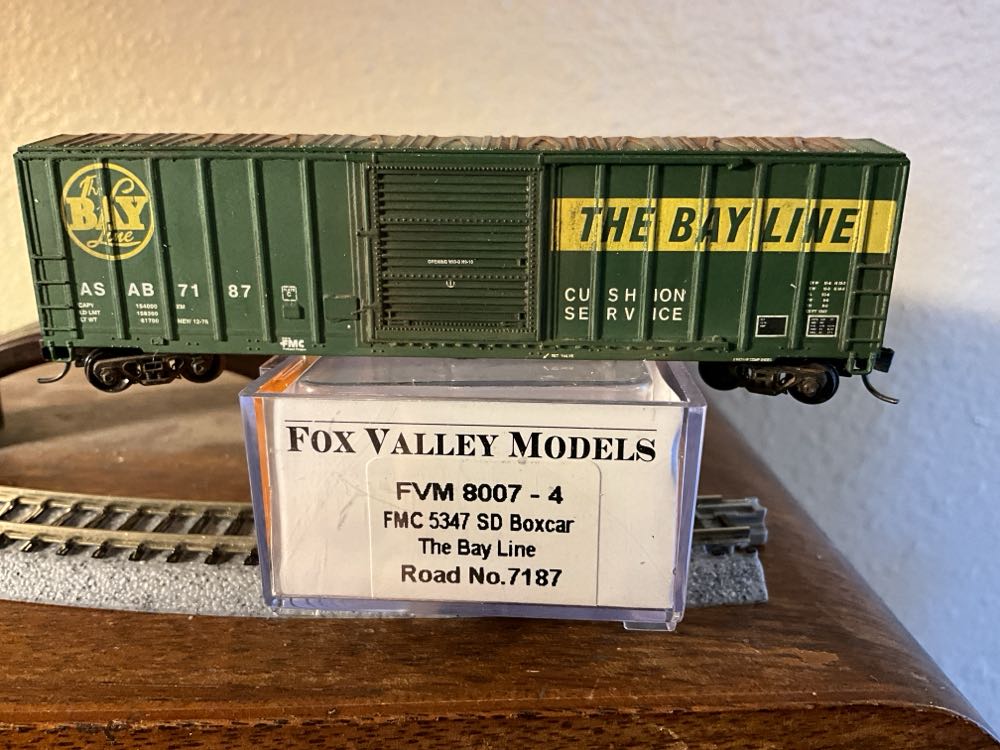 Bay Line | 50’ Box Car - Fox Valley Models model trains collectible - Main Image 4