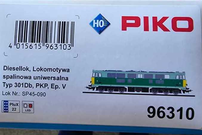 Piko 96310 Type 301db  Diesel Locomotive PKP  model trains collectible [Barcode 4015615963103] - Main Image 2