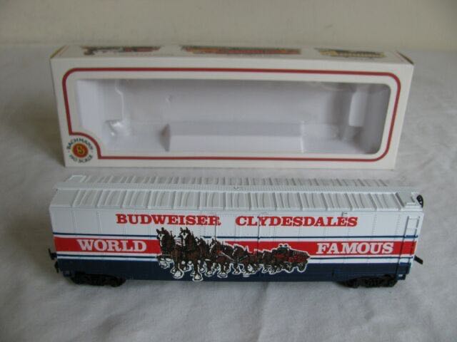 51’ Steel Box Car Budweiser Clydesdales  model trains collectible - Main Image 1