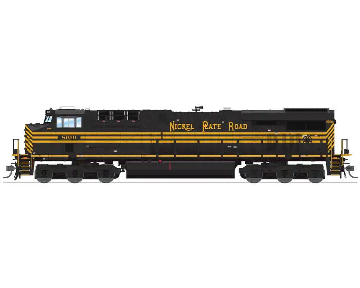 Norfolk Southern GE ES44AC NKP Heritage Scheme - Broadway Limited Imports model trains collectible [Barcode 836563028133] - Main Image 3