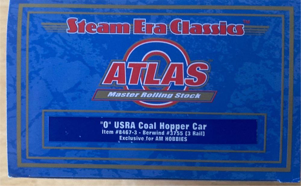 Berwind Coal Hopper #3755 - Atlas O model trains collectible [Barcode 642988846739] - Main Image 2