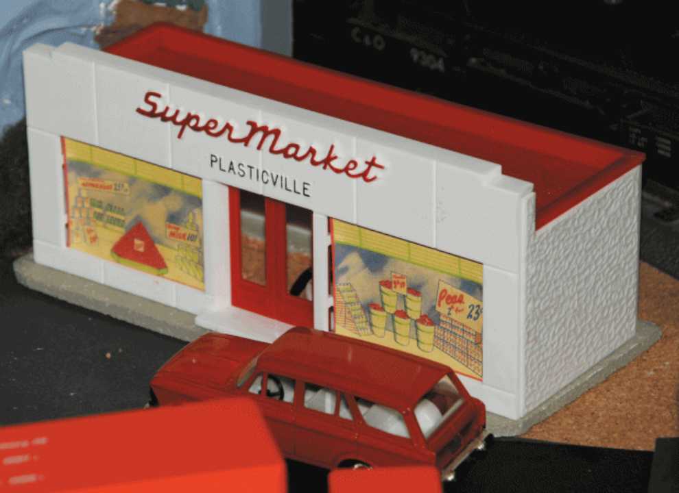 Supermarket Plasticville - Plasticville U.S.A. model trains collectible - Main Image 3