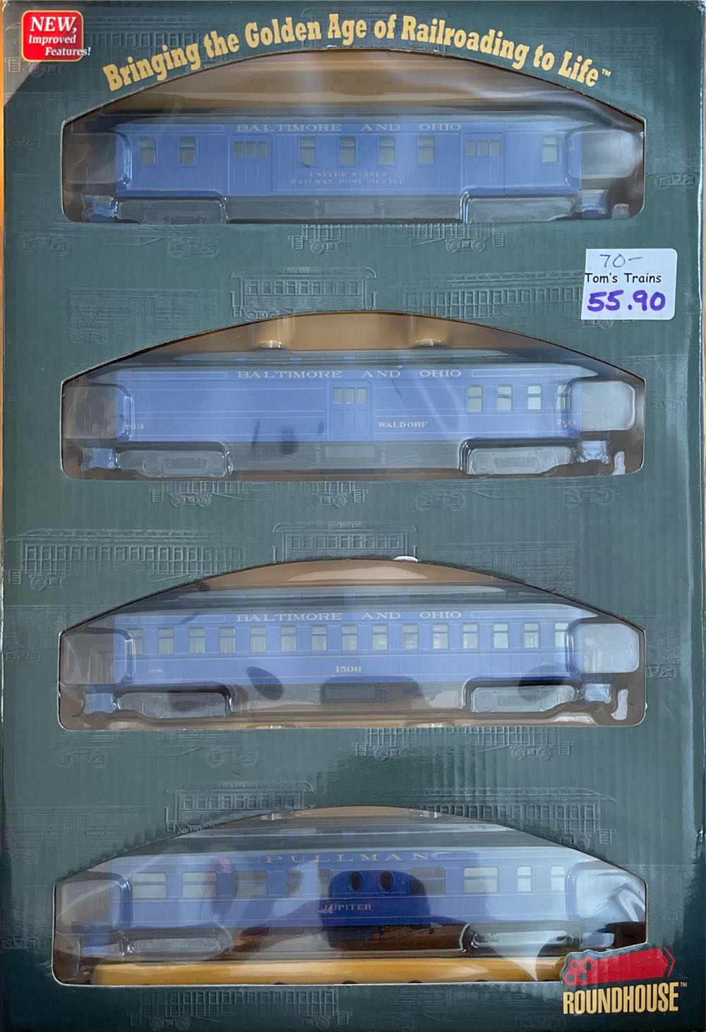 Baltimore And Ohio - Roundhouse model trains collectible [Barcode 797534848221] - Main Image 2