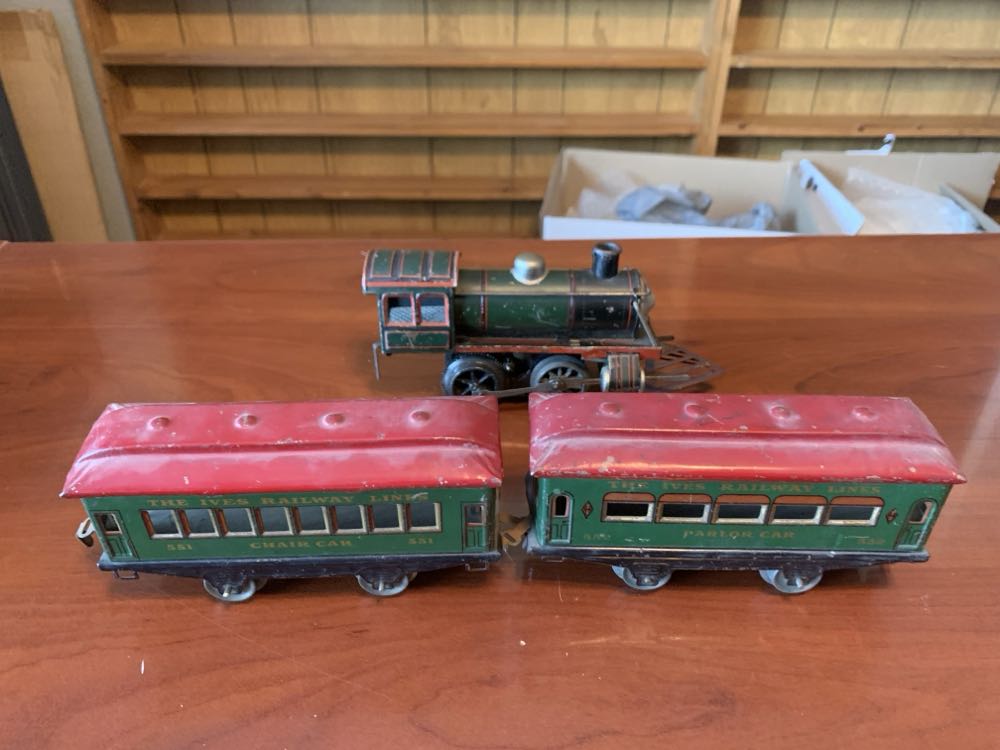 Ives Set Loco 551 552 - Ives model trains collectible - Main Image 2
